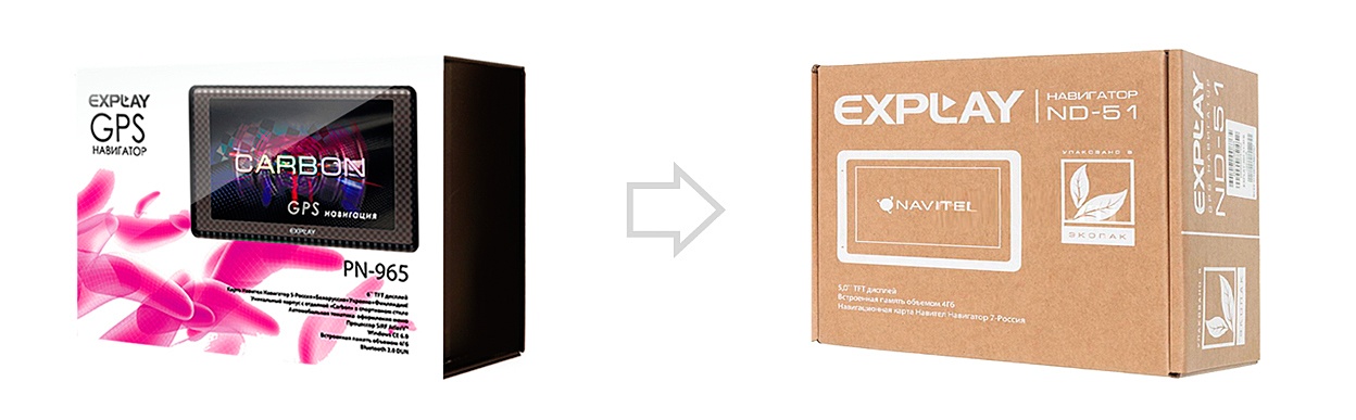 Экологичная упаковка eXplay